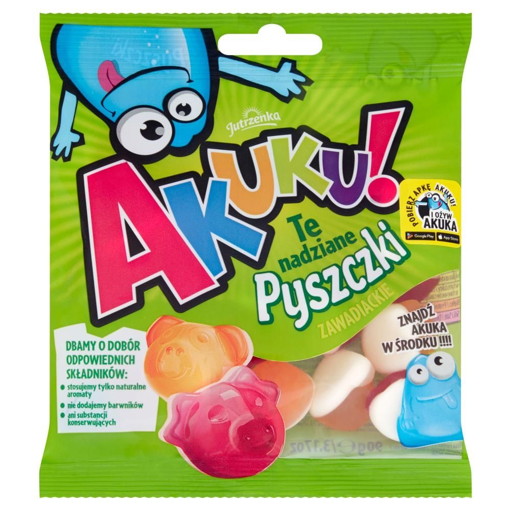 AKUKU! Te nadziane Pyszczki Żelki 90 g