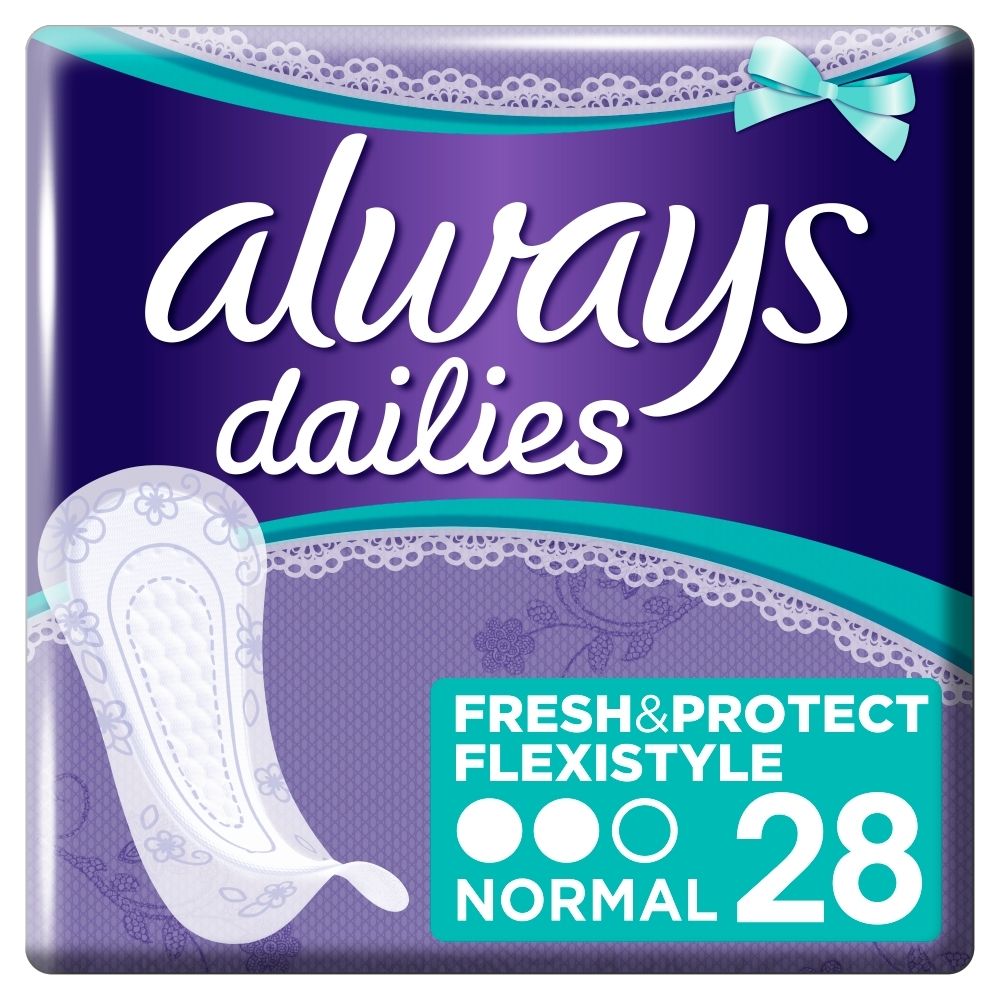 Always Dailies Fresh & Protect Flexistyle Normal Wkładki higieniczne x 28