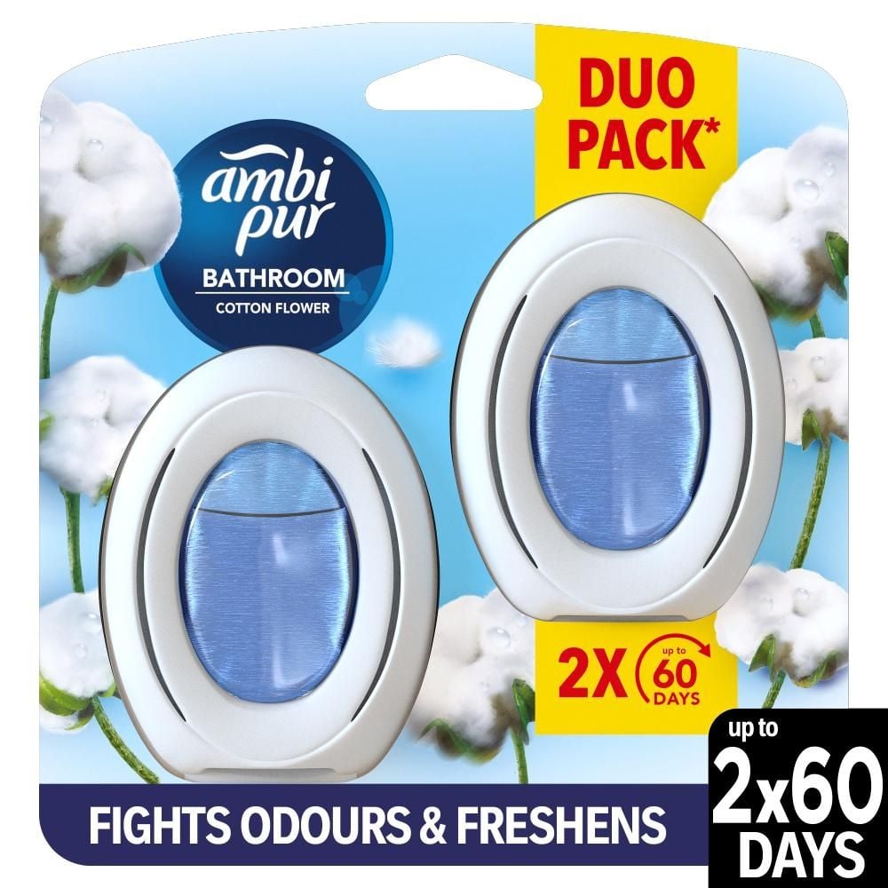 Ambi Pur Łazienka Cotton Fresh Odświeżacz powietrza 2 X