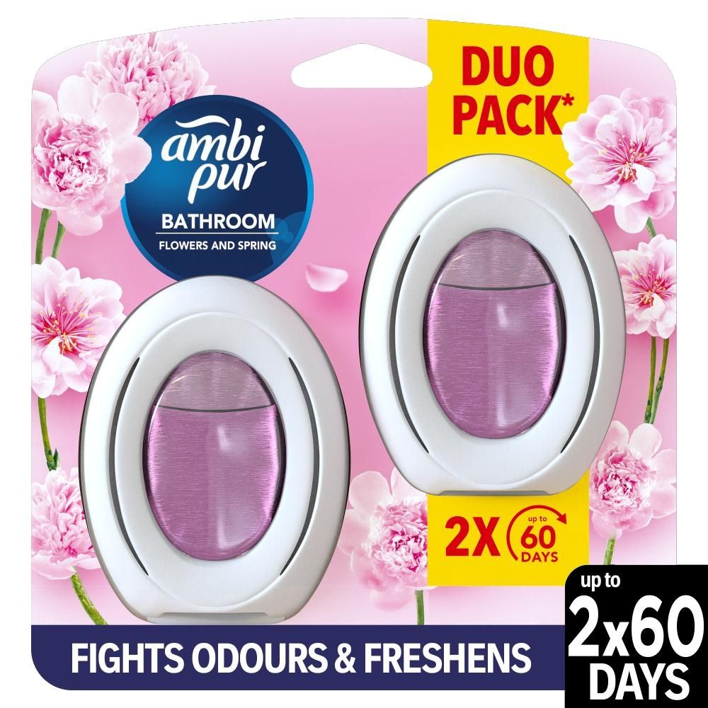 Ambi Pur Łazienka Flowers and Spring Odświeżacz powietrza 2 X
