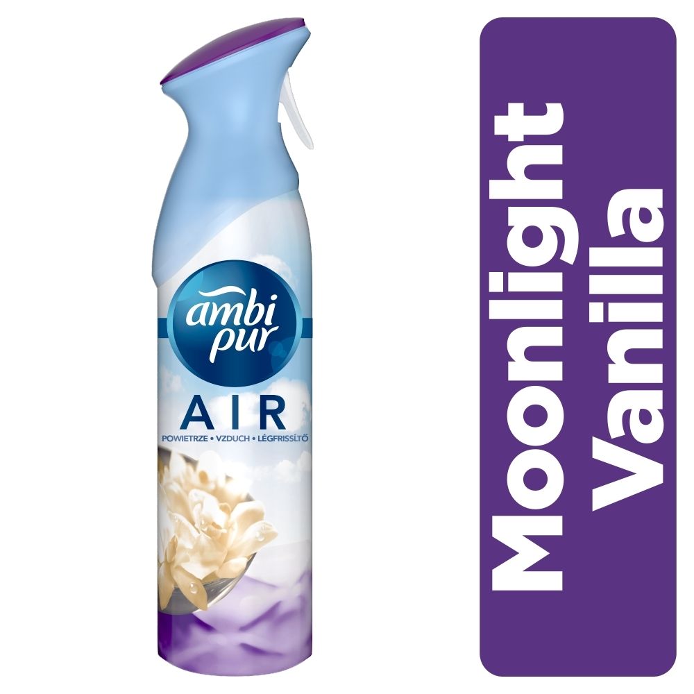 Ambi Pur Moonlight Vanilla Odświeżacz powietrza w sprayu 300 ml