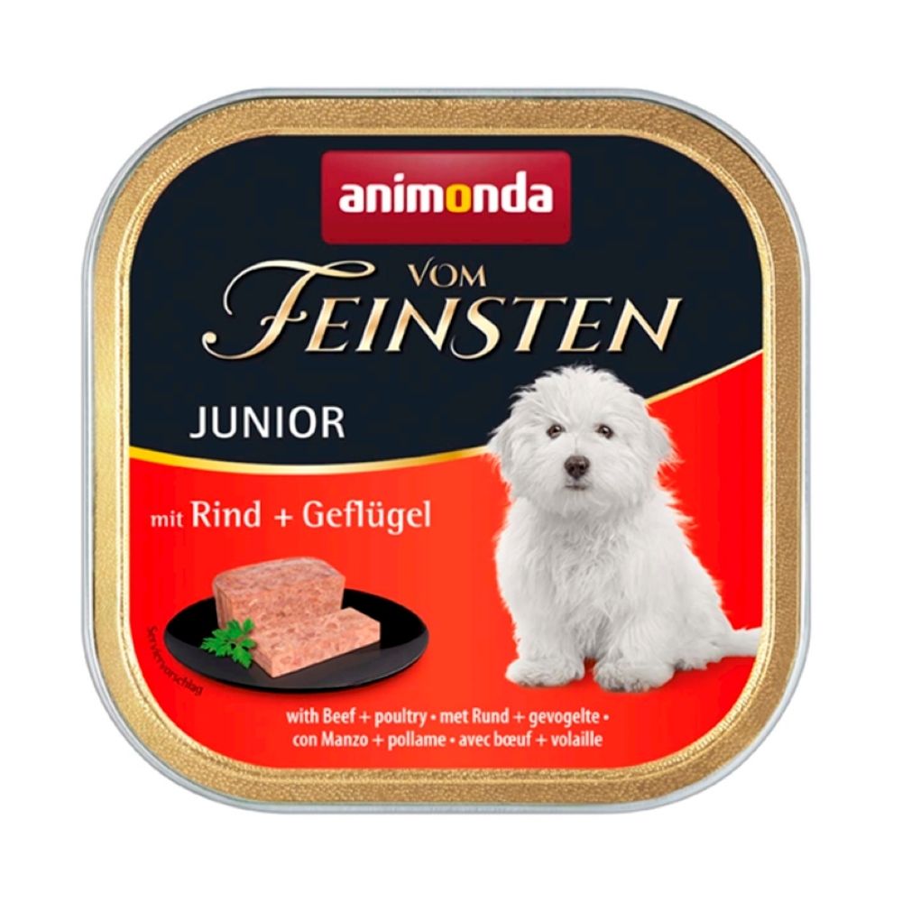 Animonda Vom Feinsten Junior Wołowina Drób 150g