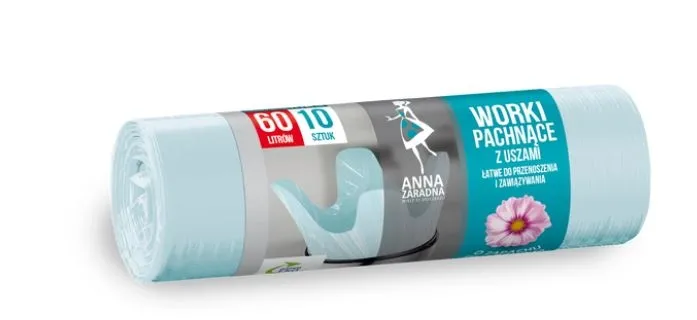ANNA ZARADNA WORKI NA ŚMIECI ZAPACH KWIATOWY 60L 10SZT