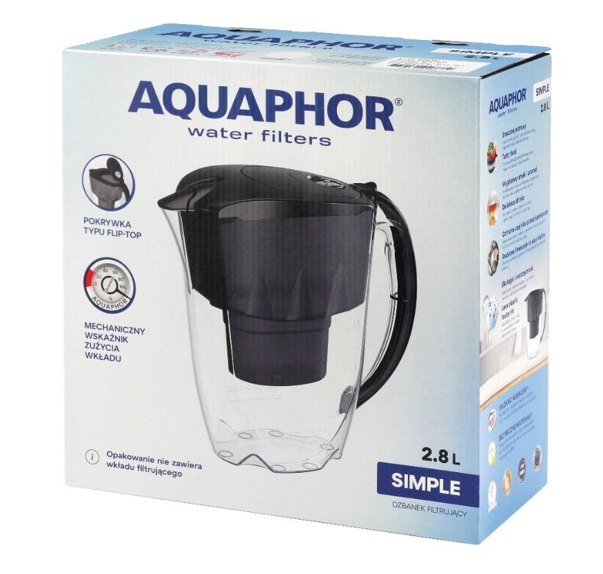 Aquaphor Dzbanek filtrujący SIMPLE poj. 2,8L czarny