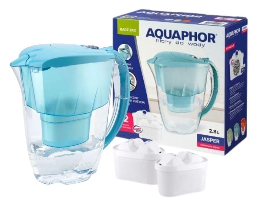 AQUAPHOR JASPER 2,8L LAZUROWY +2 WKŁADY