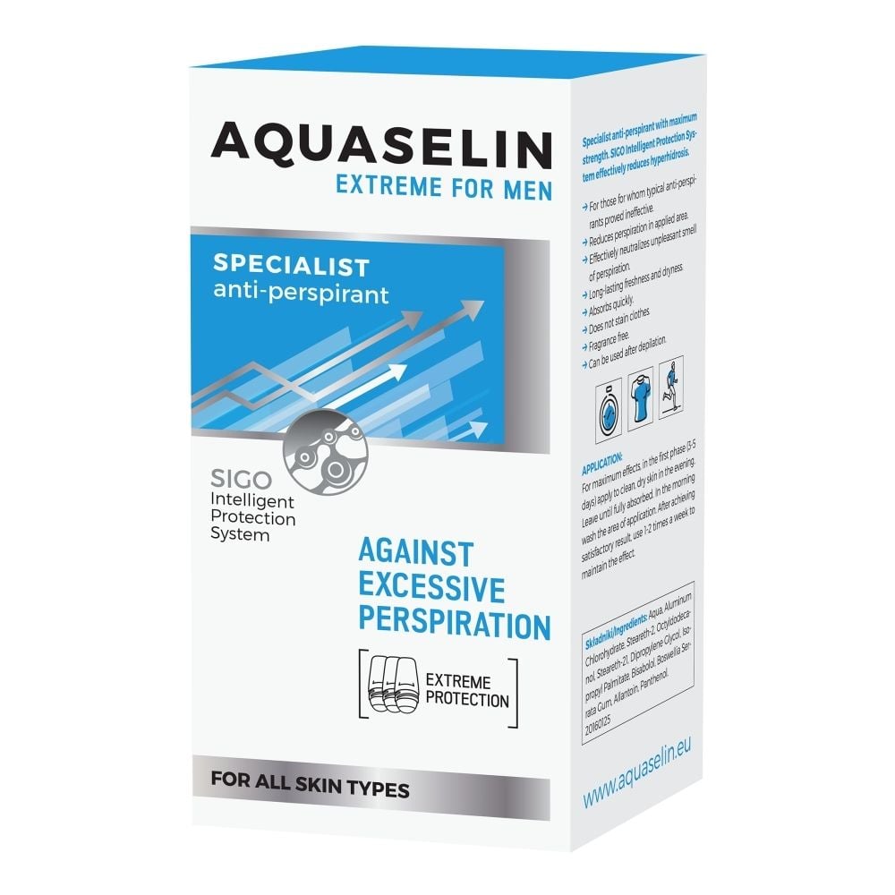 Aquaselin Extreme Men Specjalistyczny antyperspirant roll-on 50 ml