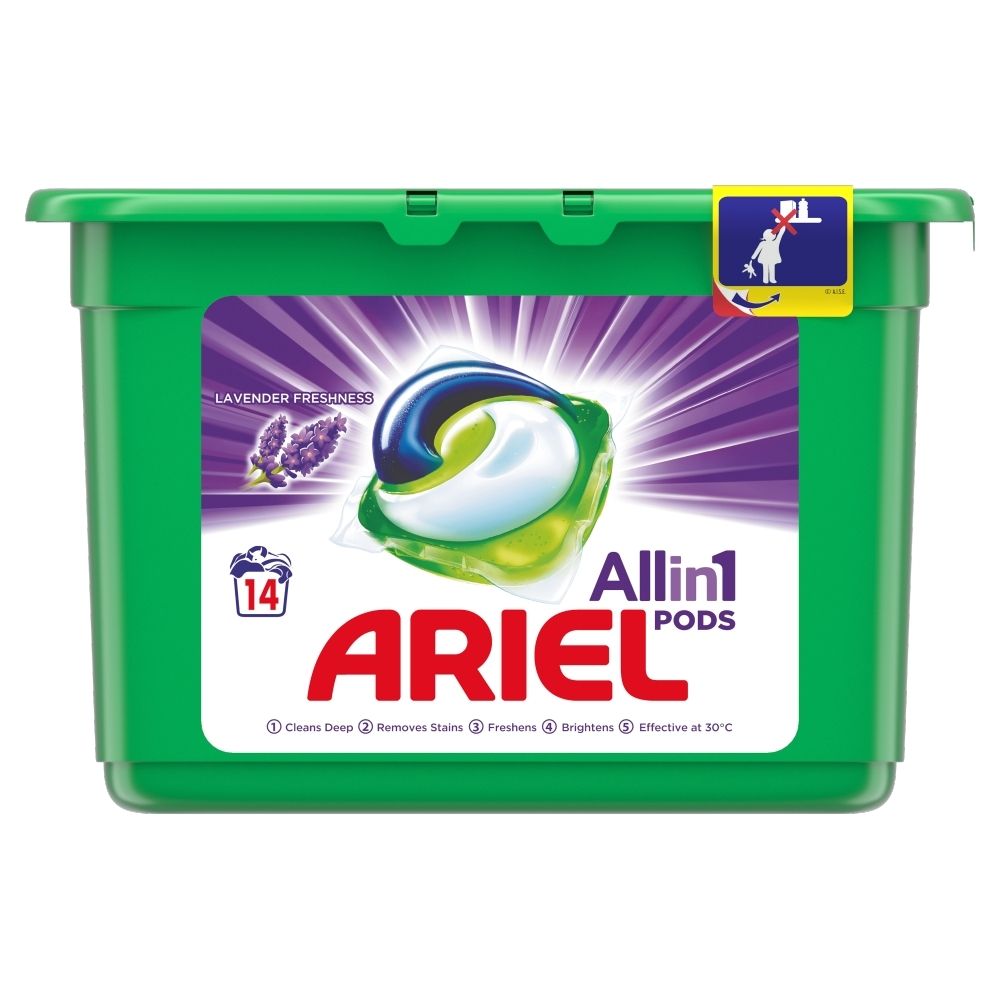 Ariel Allin1 Pods Lawenda Kapsułki do prania, 14 prań