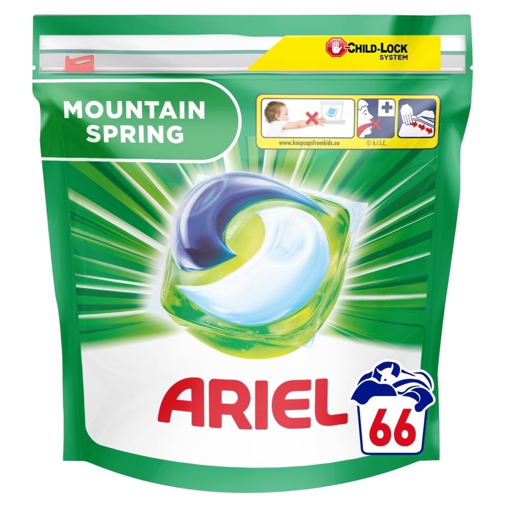 Ariel Allin1 PODS Mountain Spring Kapsułki do prania, 66 prań