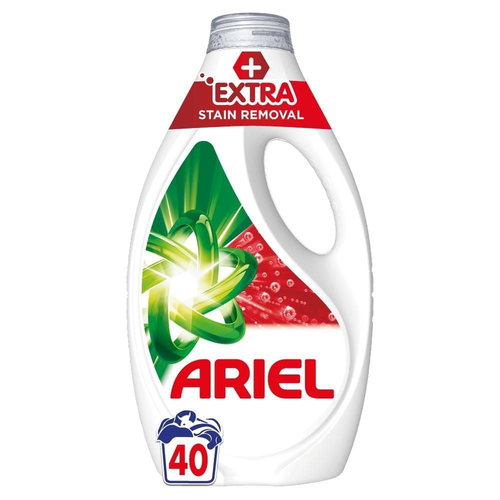 Ariel Płyn do prania, 40 prań, + dodatkowa moc usuwania plam