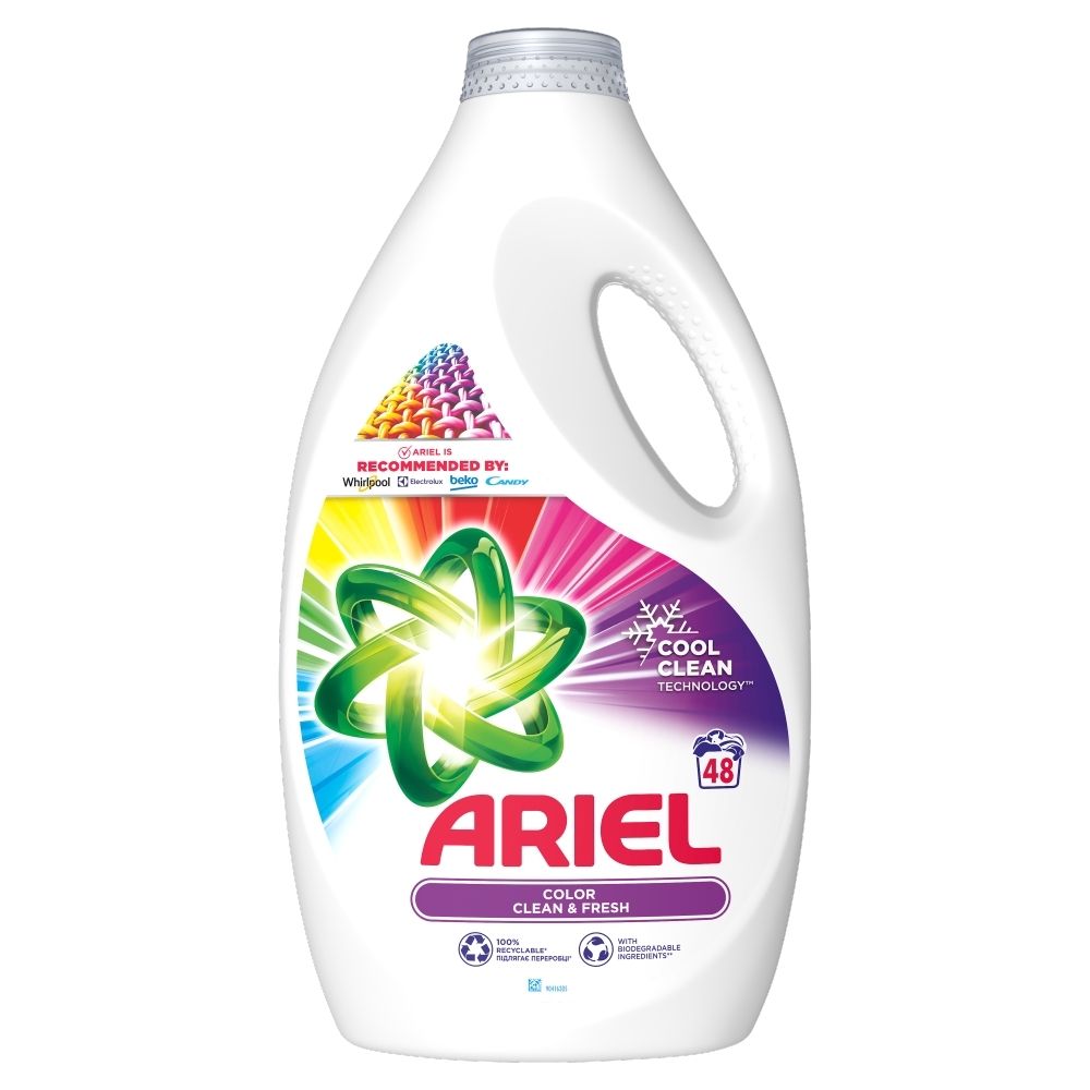 Zdjęcia - Proszek do prania Ariel Płyn do prania, 48 prań, Color Clean & Fresh 