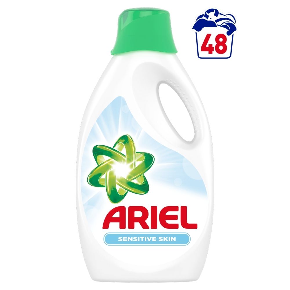 Ariel Sensitive Płyn do prania, 2.64l, 48 prań