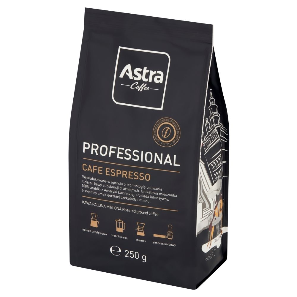 Astra Professional Cafe Espresso Kawa palona mielona 250 g Zakupy