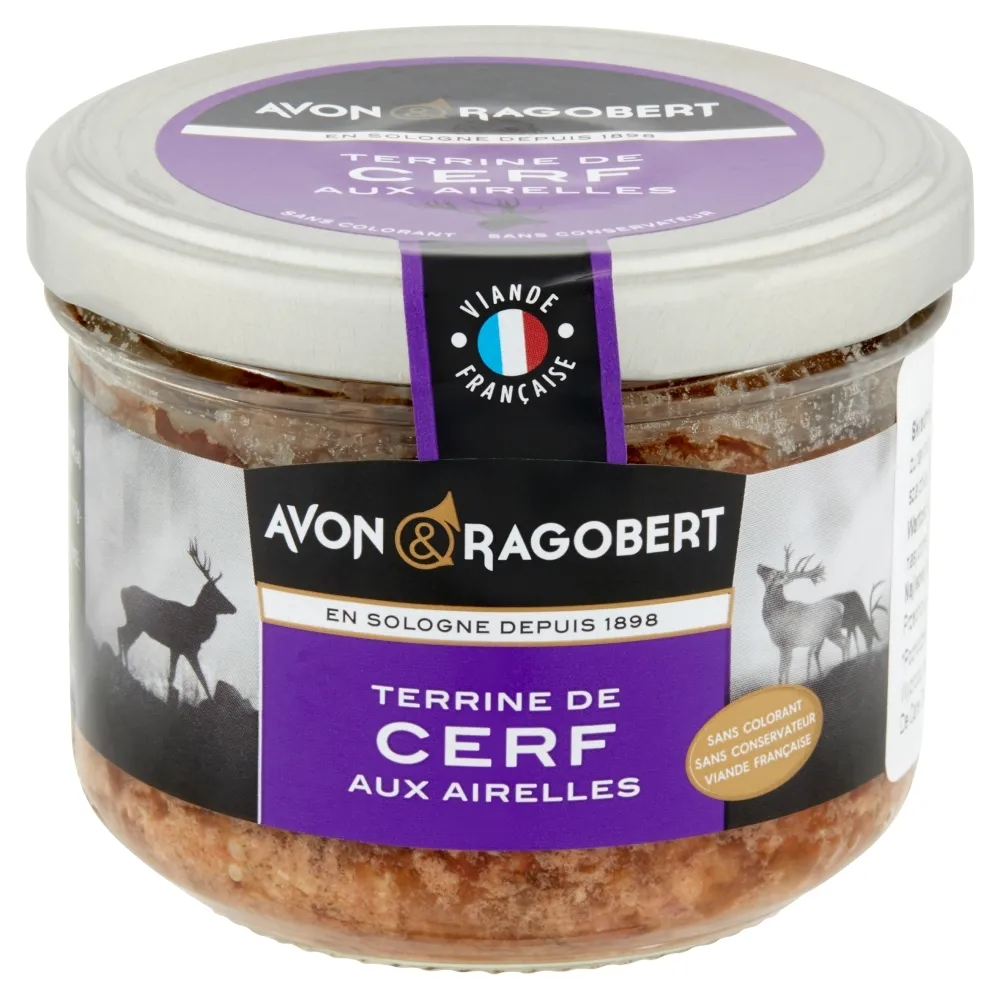 Avon & Ragobert Pasztet wieprzowy z jeleniem i żurawiną 180 g