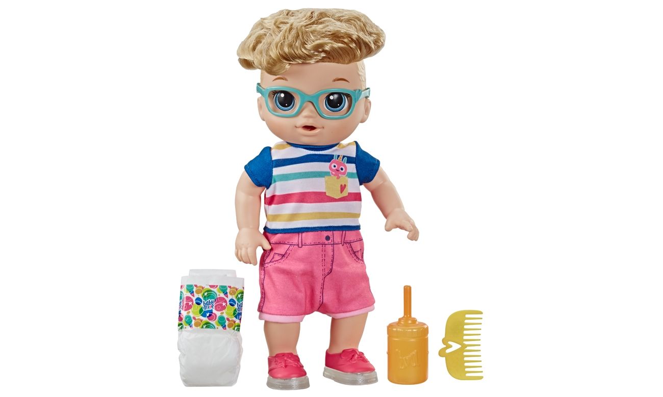 BABY ALIVE BABY BOY BLOND HAIR