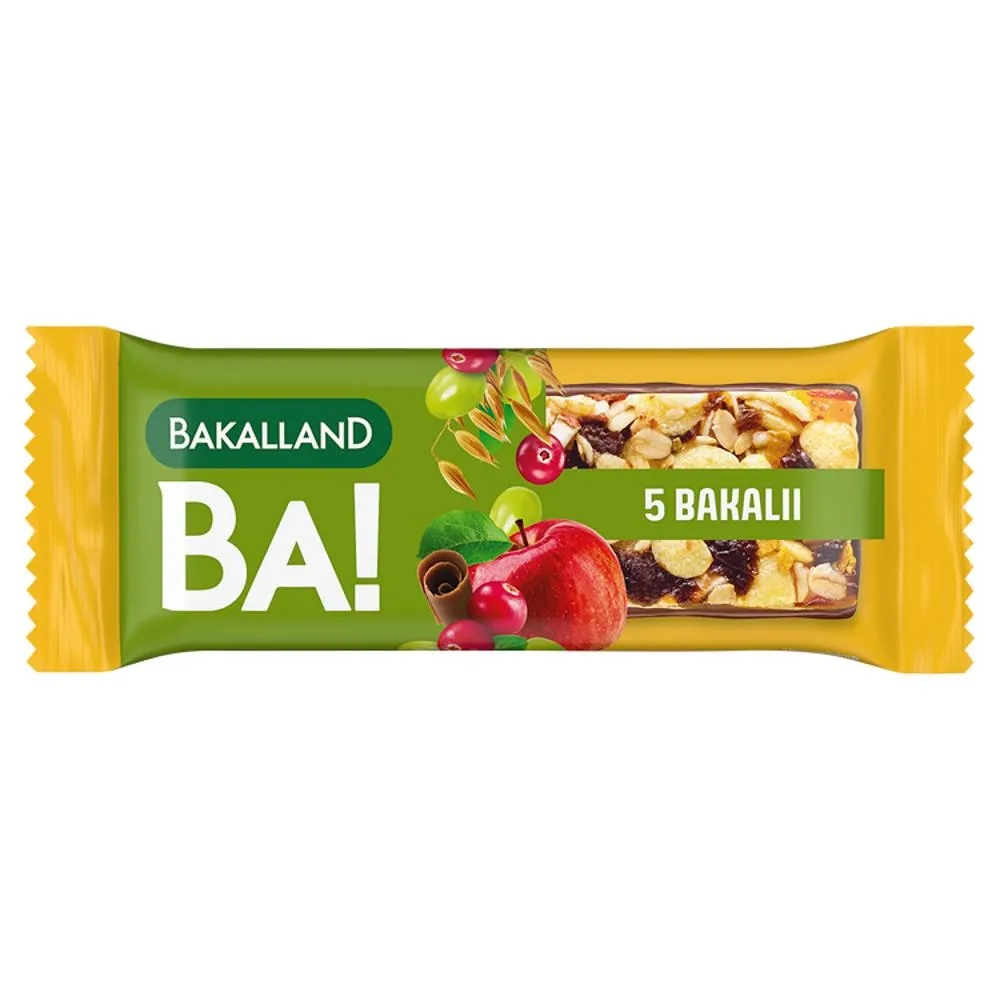 Bakalland Ba! Baton zbożowy 5 bakalii 40 g