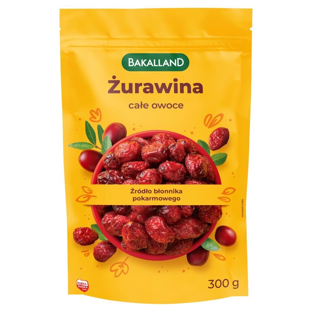 Bakalland Żurawina całe owoce 300 g