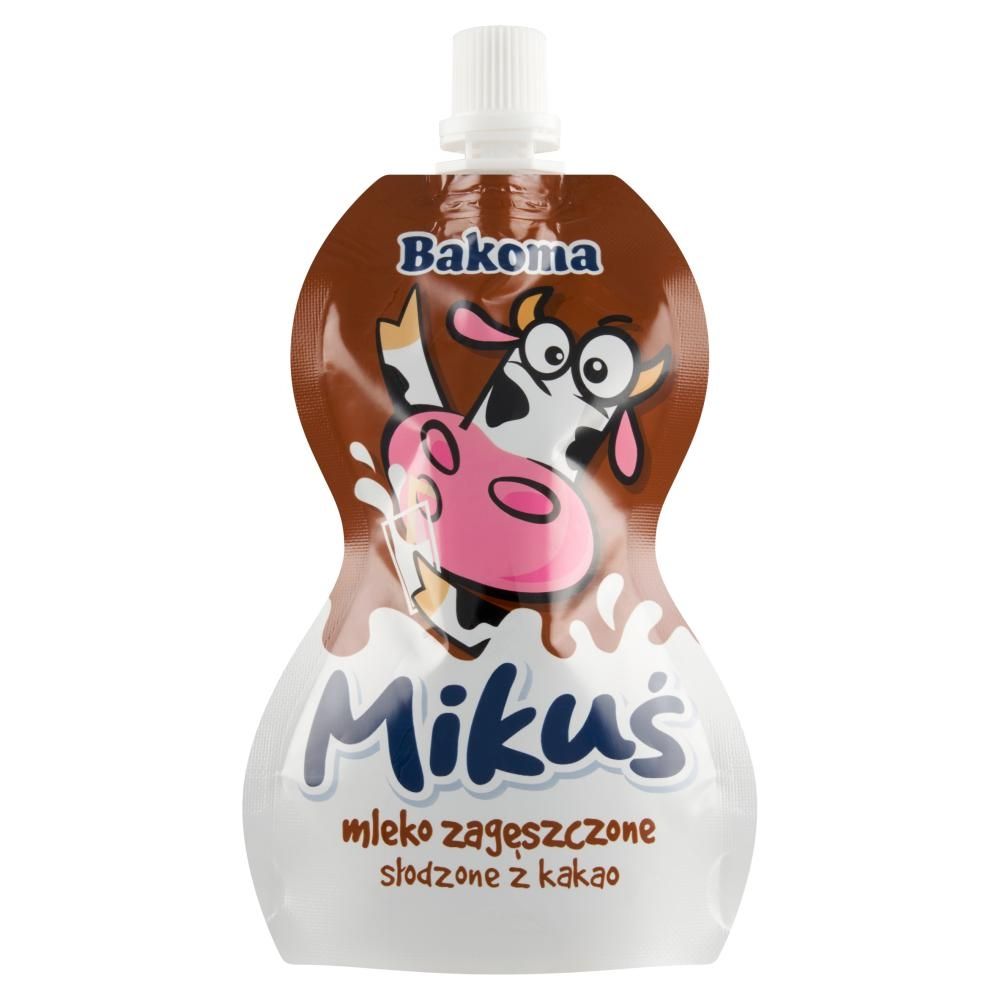 Bakoma Mikuś Mleko zagęszczone słodzone z kakao 80 g