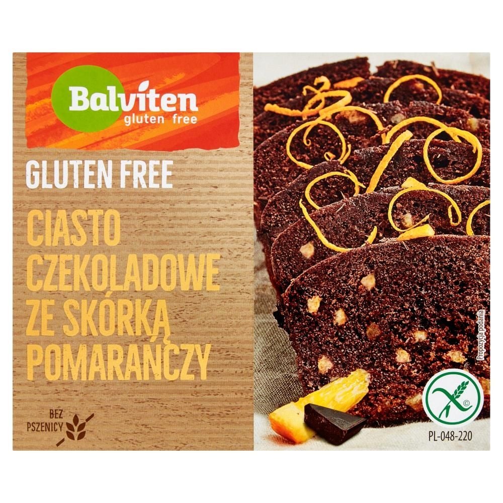 Balviten Ciasto czekoladowe ze skórką pomarańczy 220 g