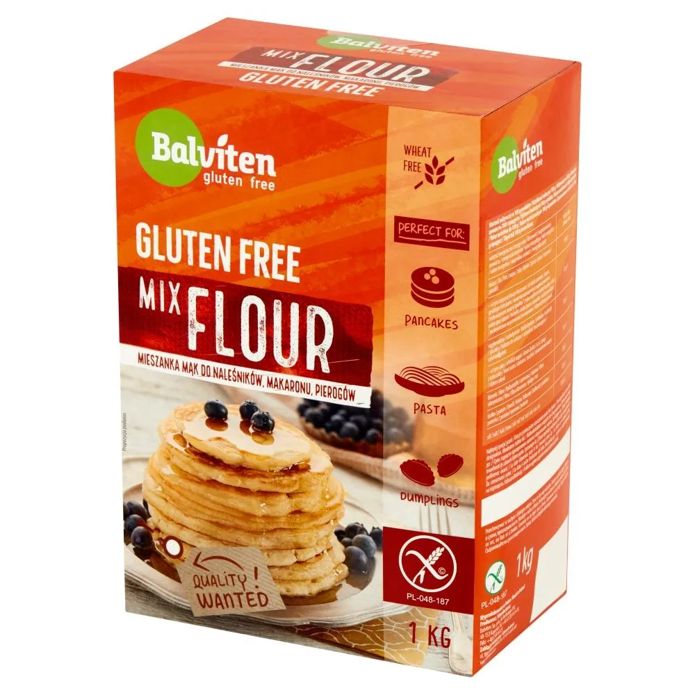 Balviten Mieszanka mąk do naleśników makaronu pierogów 1 kg