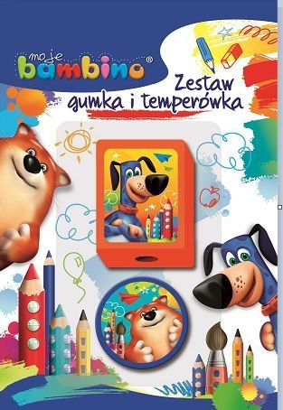 Bambino Zestaw gumka i temperówka