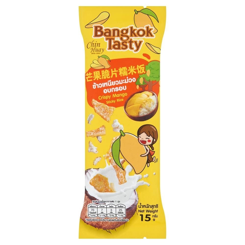 Bangkok Tasty Chrupiące mango i ryż z produktem kokosowym w proszku 15 g