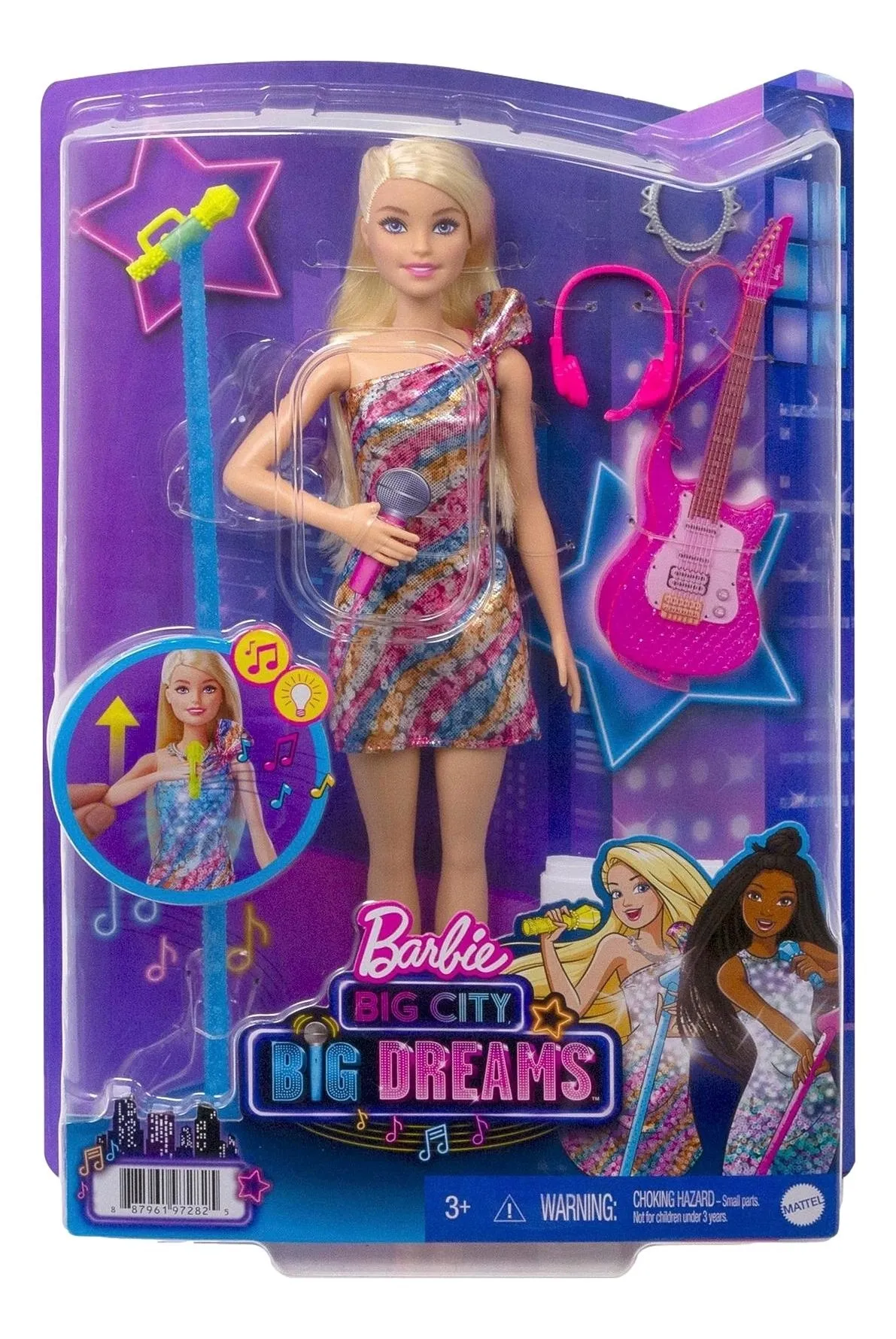 Barbie Big City Malibu Lalka muzyczna GYJ23