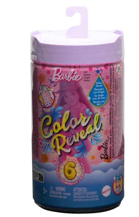 Barbie Color Reveal Chelsea Lalka Seria Sportowa HKT85