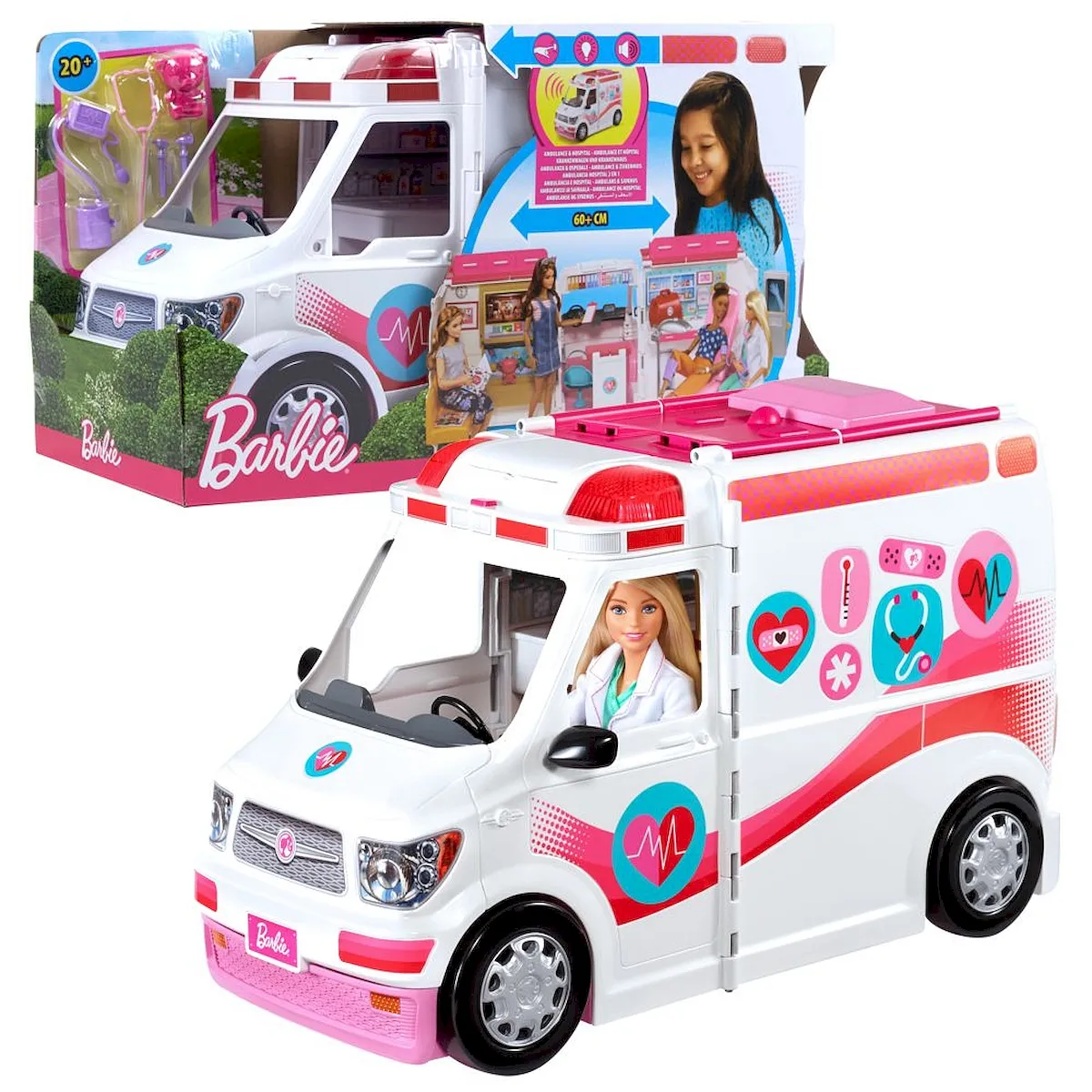 BARBIE Karetka Mobilna klinika zestaw FRM19
