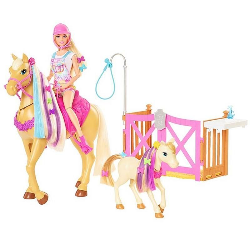 Barbie Zestaw koniki stylizacja i opieka GXV77