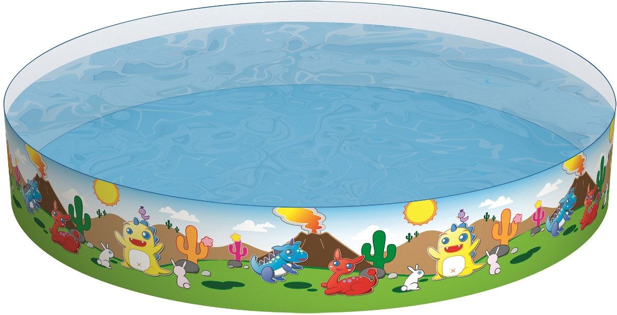 Basen Rozporowy BESTWAY Dinosaurous 244 x 46 cm