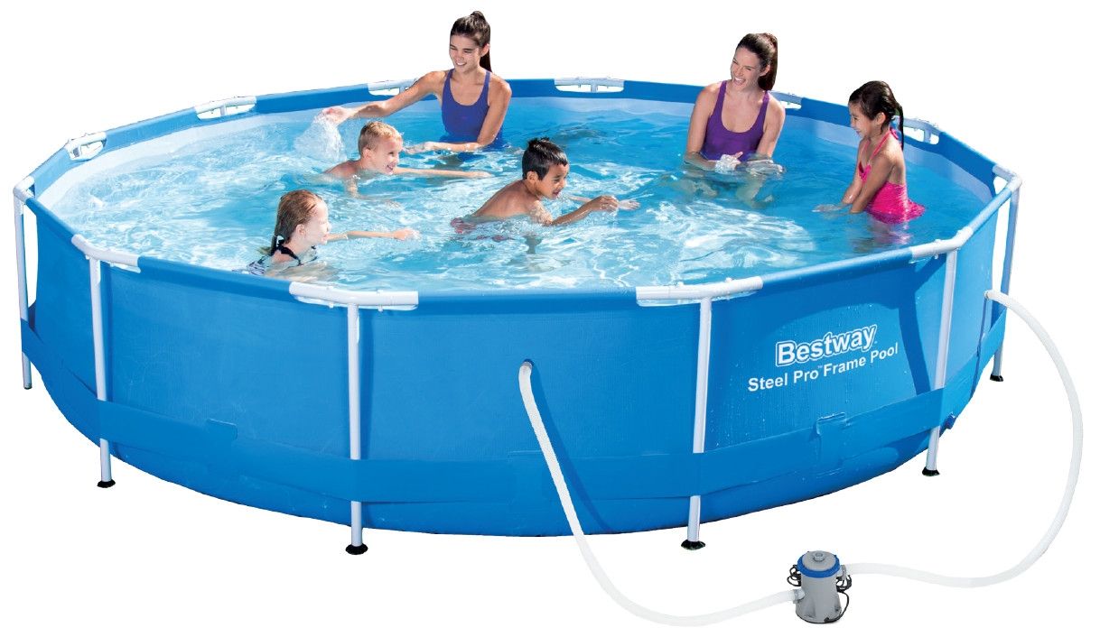 Basen BESTWAY Basen stelażowy 366 x 76 cm z pompą 56416