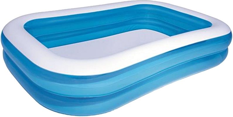 Basen Nadmuchiwany Ogrodowy BESTWAY Blue Rectangular Family Pool 262x175x51 cm