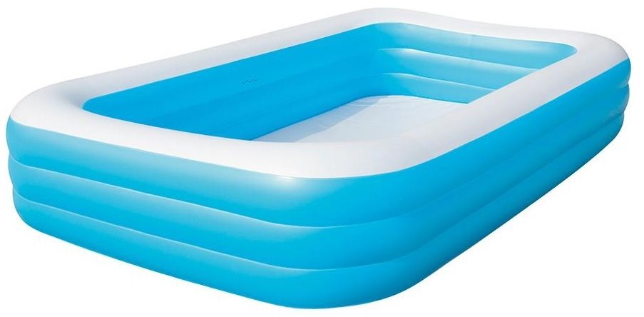 Basen BESTWAY Deluxe Blue Rectangular Family Pool 54009