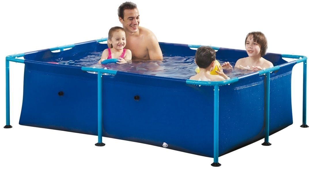 Basen CARREFOUR Basen z metalowym stelażem 152 x 213 x 61 cm