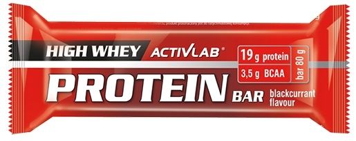 Baton ACTIVLAB High whey protein bar 80 g Porzeczka ACTIV/T010