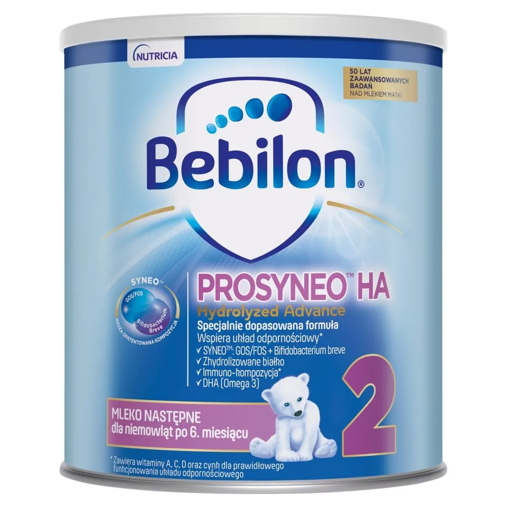 Bebilon Prosyneo HA 2 Mleko następne dla niemowląt po 6. miesiącu 400 g