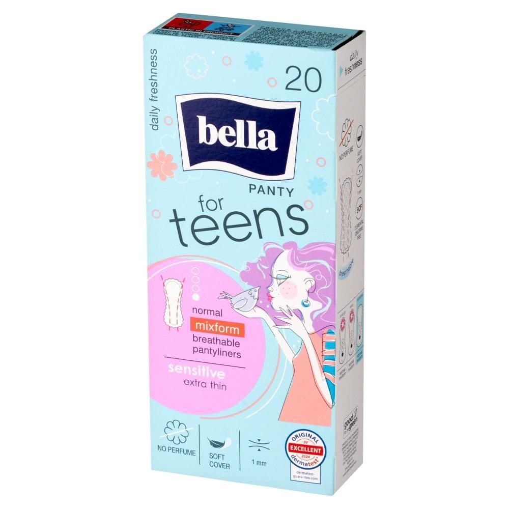 Bella Panty for Teens Normal Sensitive Wkładki higieniczne 20 sztuk