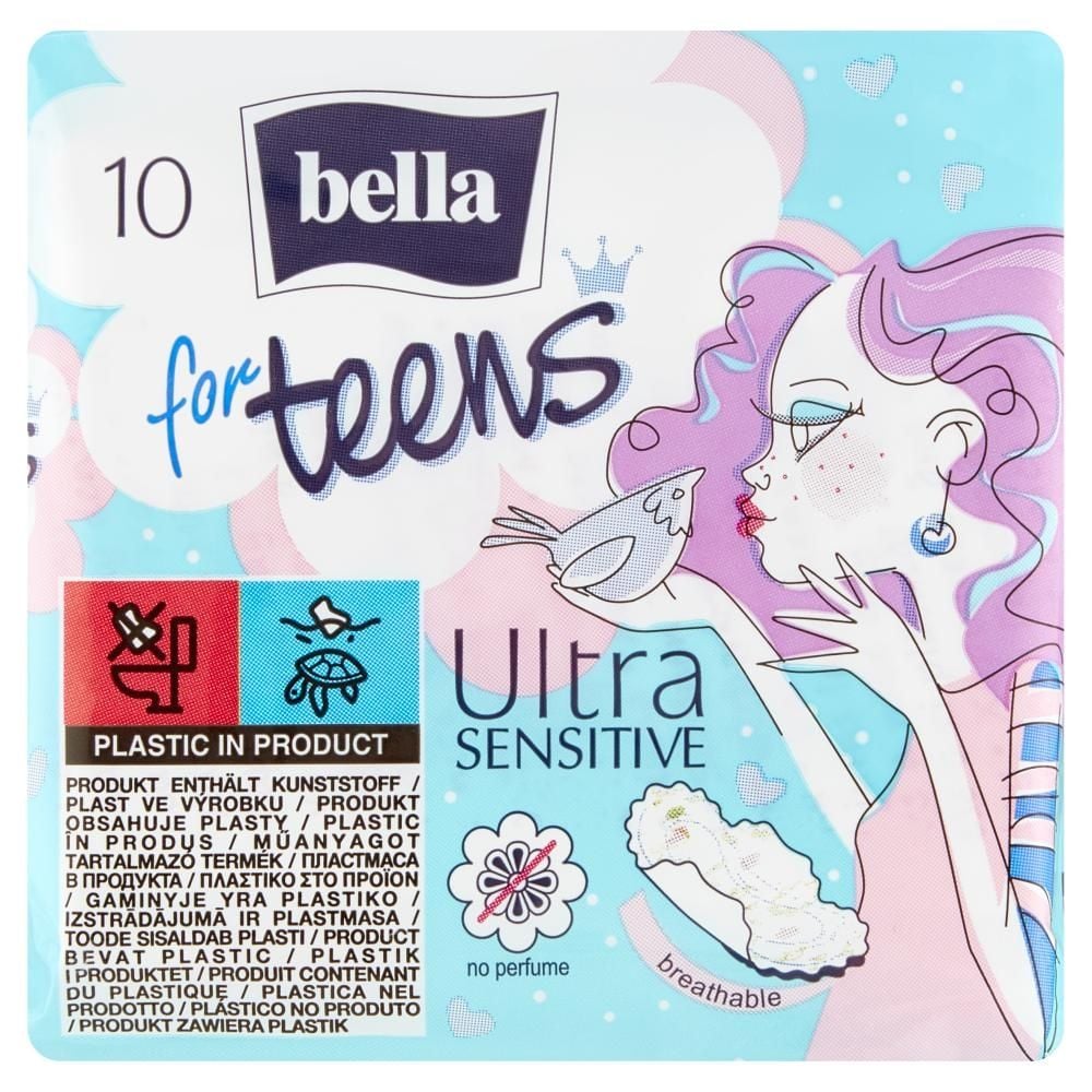 Bella for Teens Ultra Sensitive Podpaski higieniczne 10 sztuk