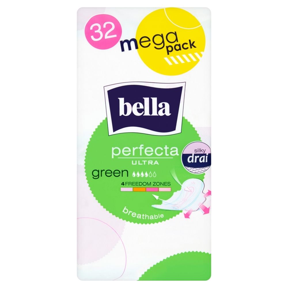 Bella Perfecta Ultra Green Podpaski higieniczne 32 sztuki