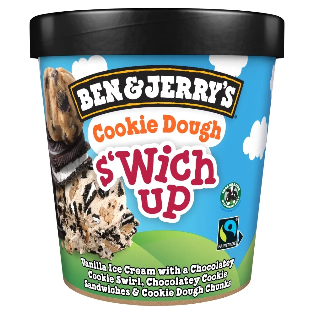 Ben & Jerry's Cookie Dough S'witch Up Lody 465 ml