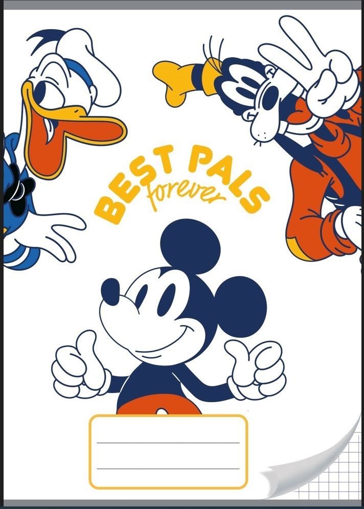Beniamin MICKEY MOUSE Zeszyt A5/16k kolorowe trzy linie