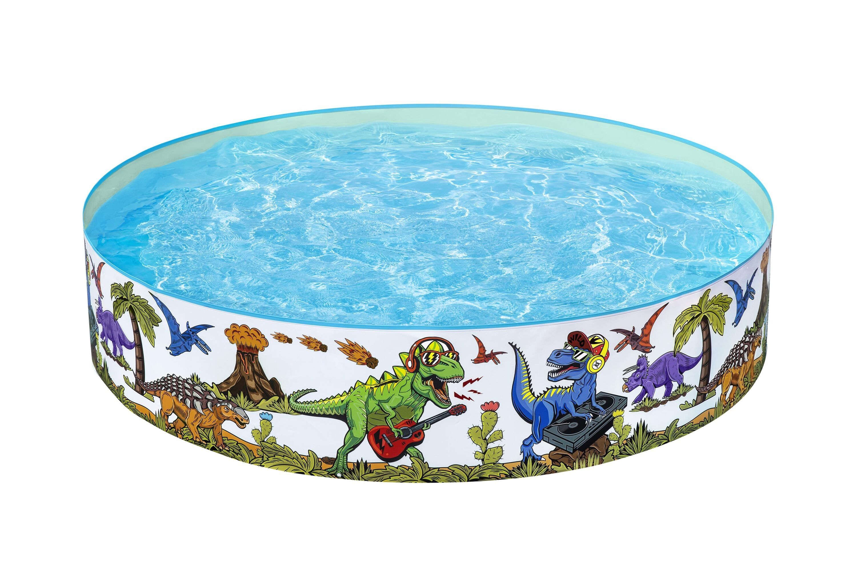 BESTWAY Basen Rozporowy Dinosaurous dla Dzieci 183 x 38 cm