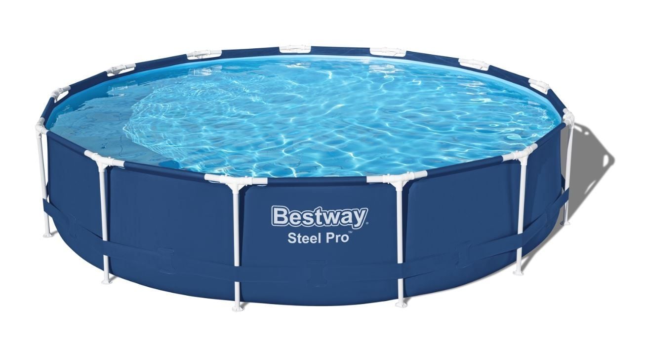 Bestway Naziemny okrągły basen Steel Pro™ 3.96m x 84cm z pompą