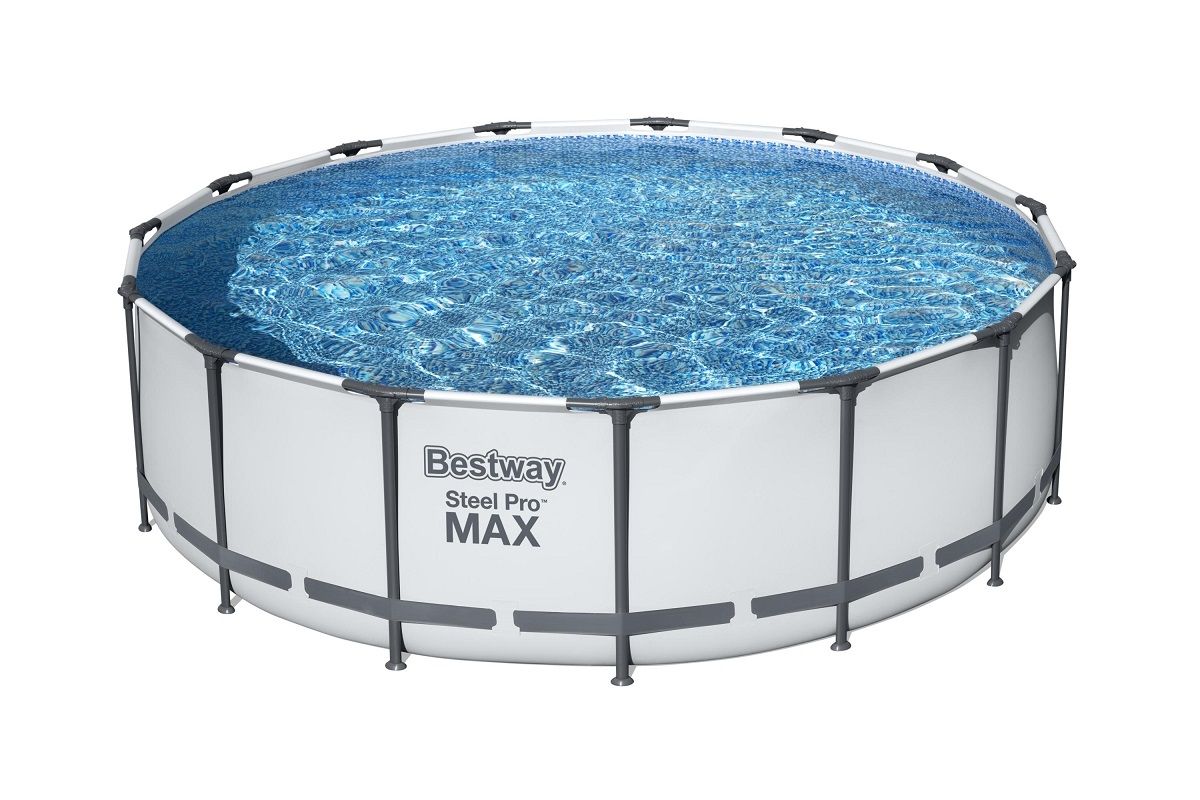 Bestway Steel Pro Max Basen stelażowy z pompą 457 x 122 cm