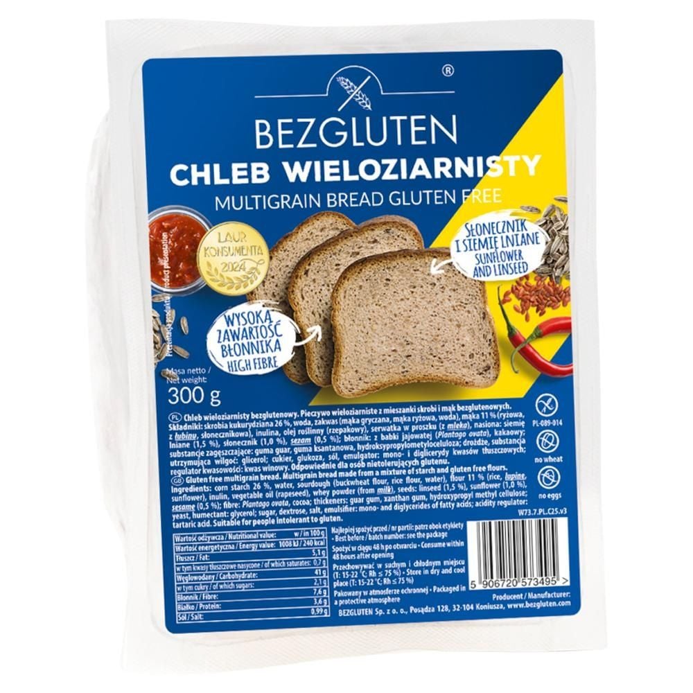 Bezgluten Chleb wieloziarnisty 300 g