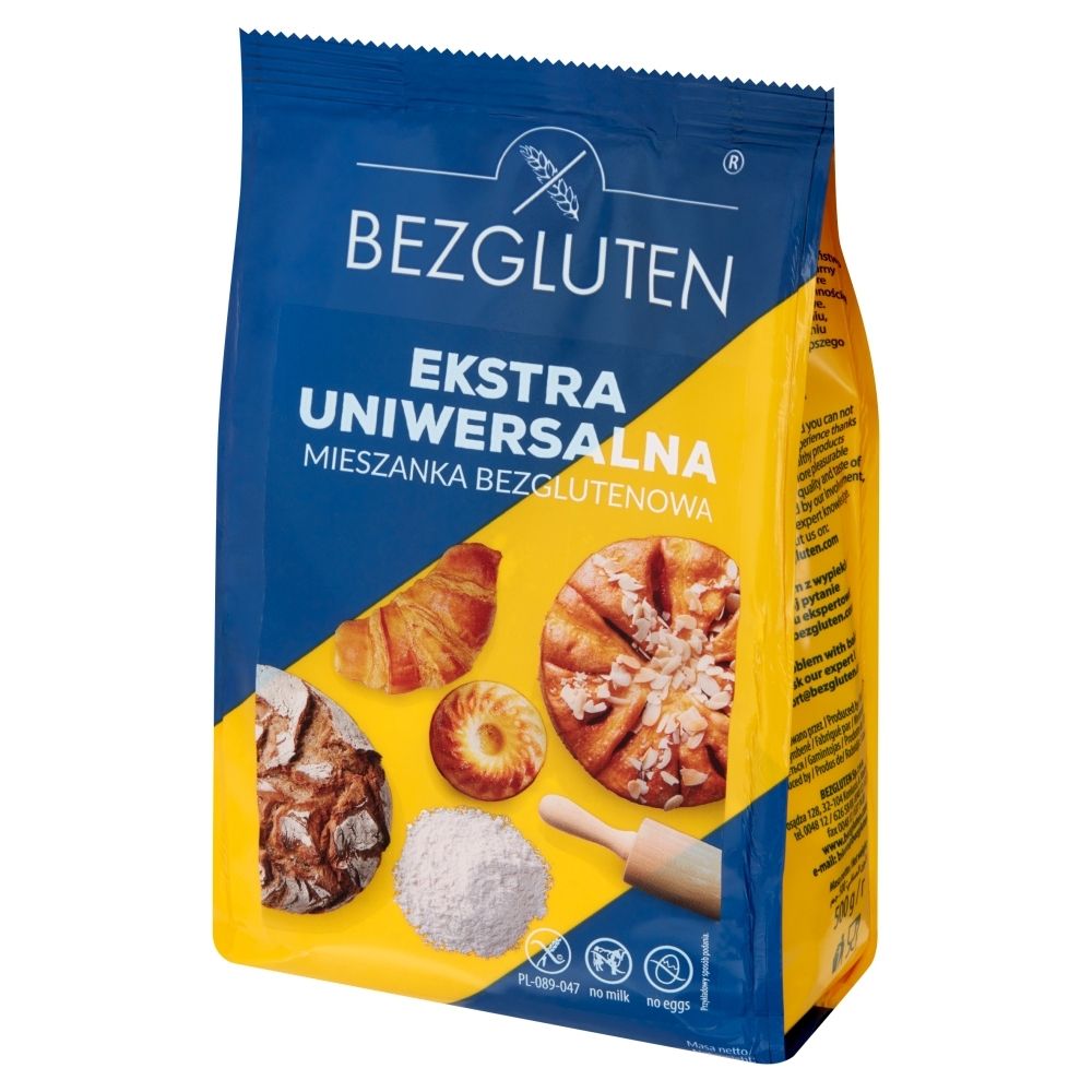 Bezgluten Ekstra uniwersalna mieszanka bezglutenowa 500 g Zakupy