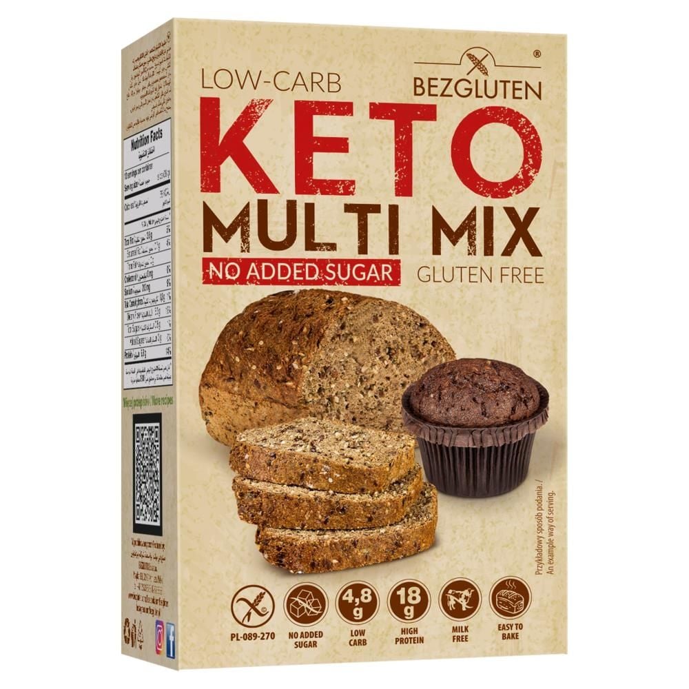 Bezgluten Low-Carb Κeto Multi Mix Bezglutenowa mieszanka uniwersalna 250 g