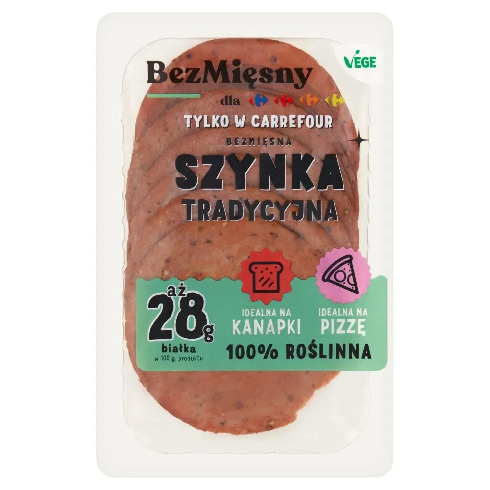 BezMięsny Bezmięsna szynka tradycyjna 100 g