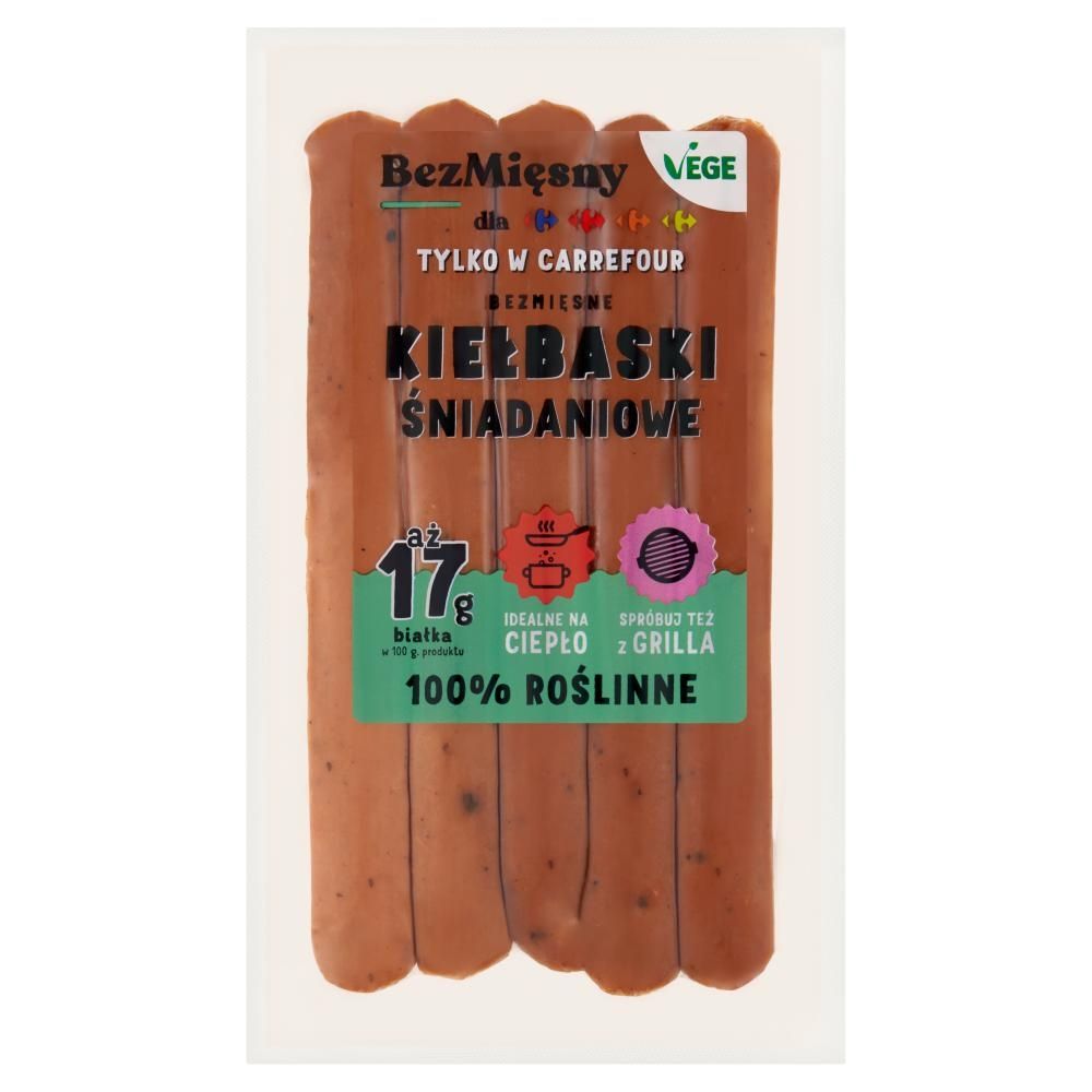 BezMięsny Bezmięsne kiełbaski śniadaniowe 180 g