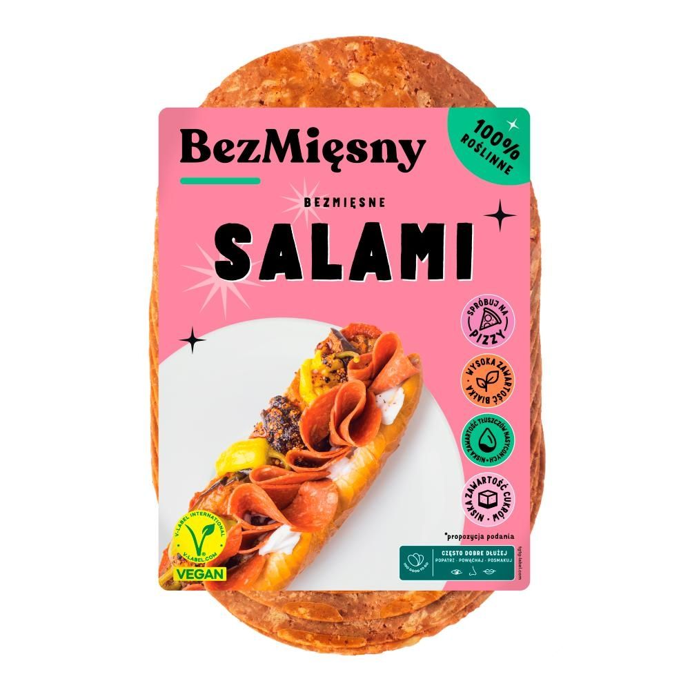 BezMięsny Bezmięsne salami 100 g